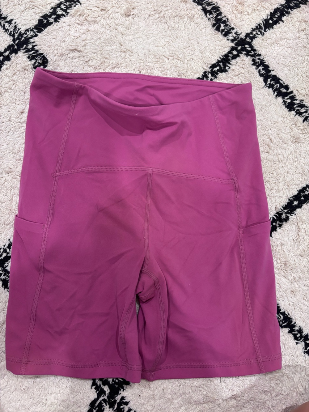 Zella Fuchsia Biker Shorts